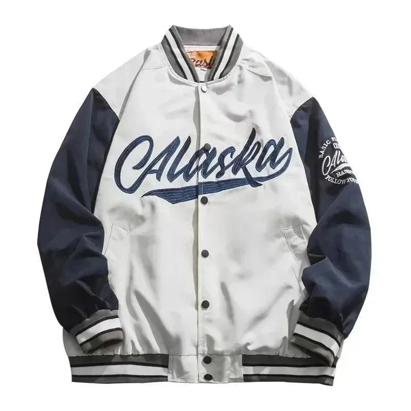 Embroidered Varsity Jacket